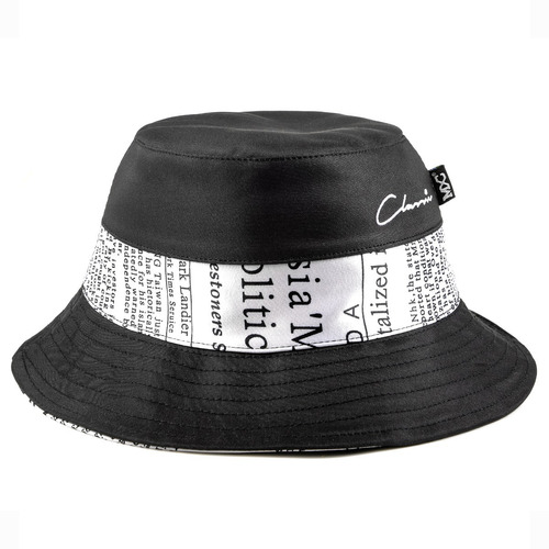 Chapéu Bucket Hat Boné Original Classic Preto E Branco